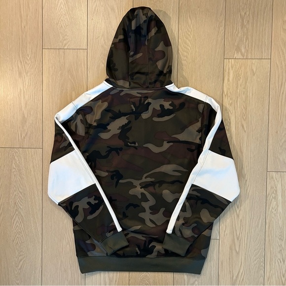 CSG Men’s Fleece Full-zip up Size XL Camo Hoodie - Picture 2 of 6